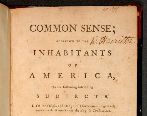 Common Sense Title Page